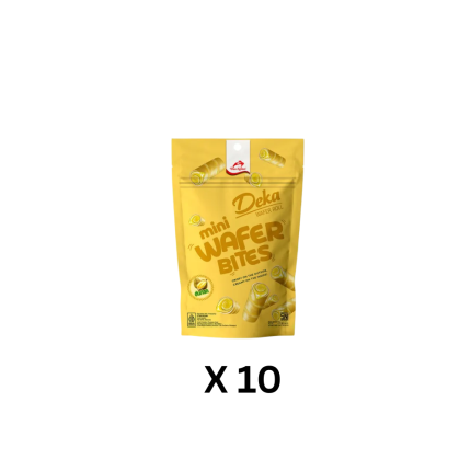 Deka Mini Wafer Bites Durian 72g x 10 packs
